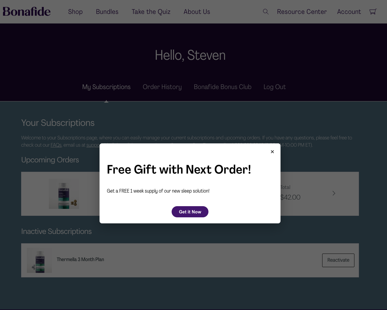 AI churn intervention in action